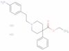 4-Piperidinecarboxylic acid, 1-[2-(4-aminophenyl)ethyl]-4-phenyl-, ethyl ester, hydrochloride (1:2)