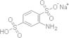 1,4-Benzenedisulfonic acid, 2-amino-, sodium salt (1:1)