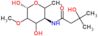 N-[(3S,6R)-4,6-dihydroxy-5-methoxy-2-methyl-tetrahydropyran-3-yl]-3-hydroxy-3-methyl-butanamide