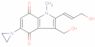 APAZIQUONE,1H-INDOLE-4,7-DIONE, 5-(1-AZIRIDINYL)-3-(HYDROXYMETHYL)-2-(3-HYDROXY-1-PROPENYL)-1-METH…