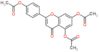 2-[4-(acetyloxy)phenyl]-4-oxo-4H-chromene-5,7-diyl diacetate