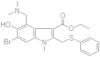 Ethyl 6-bromo-4-[(dimethylamino)methyl]-5-hydroxy-1-methyl-2-[(phenylthio)methyl]-1H-indole-3-carb…