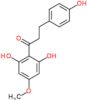 1-(2,6-dihydroxy-4-methoxyphenyl)-3-(4-hydroxyphenyl)propan-1-one