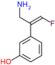 3-[(E)-1-(aminomethyl)-2-fluoroethenyl]phenol