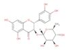 (2R,3R)-2-(3,4-dihydroxyphenyl)-5,7-dihydroxy-4-oxo-3,4-dihydro-2H-chromen-3-yl 6-deoxy-alpha-L-mannopyranoside