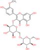 5,7-dihydroxy-2-(4-hydroxy-3-methoxyphenyl)-4-oxo-4H-chromen-3-yl 6-O-beta-D-glucopyranosyl-beta-D-glucopyranoside