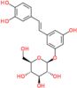 3-[(E)-2-(3,4-dihydroxyphenyl)ethenyl]-5-hydroxyphenyl beta-D-glucopyranoside
