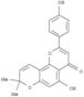 4H,8H-Benzo[1,2-b:3,4-b']dipyran-4-one,5-hydroxy-2-(4-hydroxyphenyl)-8,8-dimethyl-