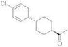 trans-4-(4-chlorophenyl)-1-acetylcyclohexane