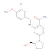 5-Pyrimidinecarboxamide,4-[[(3-chloro-4-methoxyphenyl)methyl]amino]-2-[(2S)-2-(hydroxymethyl)-1-pyrrolidinyl]-