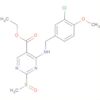 5-Pyrimidinecarboxylic acid,4-[[(3-chloro-4-methoxyphenyl)methyl]amino]-2-(methylsulfinyl)-, ethylester