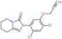 2-[2,4-dichloro-5-(prop-2-yn-1-yloxy)phenyl]-5,6,7,8-tetrahydro[1,2,4]triazolo[4,3-a]pyridin-3(2H)…