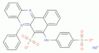 hydrogen 7-phenylsulphonato-5-[(4-sulphonatophenyl)aminobenzo[a]phenazinium, sodium salt