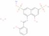 2,7-Naphthalenedisulfonic acid, 4-hydroxy-5-[[(2-hydroxyphenyl)methylene]amino]-, sodium salt (1:1)