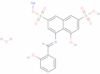 Sodium hydrogen 4-hydroxy-5-(salicylideneamino)naphthalene-2,7-disulphonate