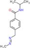 4-[(2-Methyldiazenyl)methyl]-N-(1-methylethyl)benzamid