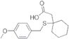 .beta.-S-(4-Methoxybenzylmercapto)-.beta.,.beta.-cyclopentamethylene-propionic acid