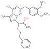 2-[(3,4-Dimethoxyphenyl)methyl]-7-[(1R)-1-[(1R)-1-hydroxyethyl]-4-phenylbutyl]-5-methylimidazo[5,1…