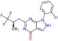 1-(2-Chlorophenyl)-1,5-dihydro-6-[(2R)-3,3,3-trifluoro-2-methylpropyl]-4H-pyrazolo[3,4-d]pyrimidin…