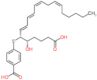 4-({(1R,2E,4E,6Z,9Z)-1-[(1S)-4-carboxy-1-hydroxybutyl]pentadeca-2,4,6,9-tetraen-1-yl}sulfanyl)benzoic acid