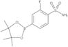 2-Fluoro-4-(4,4,5,5-tetramethyl-1,3,2-dioxaborolan-2-yl)benzenesulfonamide