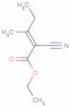 2-Pentenoic acid, 2-cyano-3-methyl-, ethyl ester