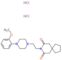 8-[2-[4-(2-Methoxyphenyl)-1-piperazinyl]ethyl]-8-azaspiro[4.5]decane-7,9-dione hydrochloride (1:2)