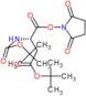 (2,5-dioxopyrrolidin-1-yl) tert-butyl (2S)-2-(tert-butoxycarbonylamino)butanedioate