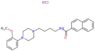 N-[4-[4-(2-Methoxyphenyl)-1-piperazinyl]butyl]-2-naphthalenecarboxamide hydrochloride (1:1)