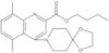 Butyl 4-(1,4-dioxa-8-azaspiro[4.5]dec-8-yl)-5,8-dimethyl-2-quinolinecarboxylate