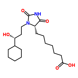 rel-(4R)-3-[(3S)-3-Cyclohexyl-3-hydroxypropyl]-2,5-dioxo-4-imidazolidineheptanoic acid