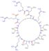 N~5~-(diaminomethylidene)ornithyl-N-[13,22-di(butan-2-yl)-4-({1-carboxy-4-[(diaminomethylidene)amino]butyl}carbamoyl)-10,25-bis{3-[(diaminomethylidene)amino]propyl}-6,9,12,15,18,21,24,27-octaoxo-7,16,19-tri(propan-2-yl)-1,2-dithia-5,8,11,14,17,20,23,26-oc