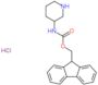 Carbamic acid, N-4-piperidinyl-, 9H-fluoren-9-ylmethyl ester, hydrochloride (1:1)