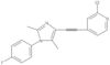 2-Chloro-4-[2-[1-(4-fluorophenyl)-2,5-dimethyl-1H-imidazol-4-yl]ethynyl]pyridine