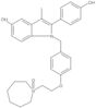 1-[[4-[2-(Hexahydro-1-oxido-1H-azepin-1-yl)ethoxy]phenyl]methyl]-2-(4-hydroxyphenyl)-3-methyl-1H...