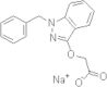 Acide acétique, 2-[[1-(phénylméthyl)-1H-indazol-3-yl]oxy]-, sel de sodium (1:1)