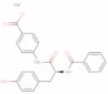 Benzoic acid, 4-[[2-(benzoylamino)-3-(4-hydroxyphenyl)-1-oxopropyl]amino]-, monosodium salt, (S)-