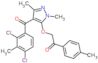 2-{[4-(2,4-dichloro-3-methylbenzoyl)-1,3-dimethyl-1H-pyrazol-5-yl]oxy}-1-(4-methylphenyl)ethanone