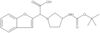 α-2-Benzofuranyl-3-[[(1,1-dimethylethoxy)carbonyl]amino]-1-pyrrolidineacetic acid