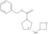 Phenylmethyl (3R)-3-(3-oxetanylamino)-1-pyrrolidinecarboxylate
