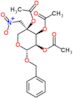 β-D-Arabinopyranoside, phenylmethyl 4-C-(nitromethyl)-, 2,3,4-triacetate