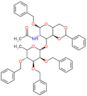 N-[(6S,7S,8aS)-6-benzyloxy-2-phenyl-8-[(2S,3S,4S,5R)-3,4,5-tribenzyloxy-6-methyl-tetrahydropyran-2-yl]oxy-4,4a,6,7,8,8a-hexahydropyrano[3,2-d][1,3]dioxin-7-yl]acetamide