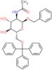 benzyl 2-(acetylamino)-2-deoxy-6-O-trityl-alpha-D-glucopyranoside