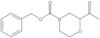 Phenylmethyl 2-acetyl-4-morpholinecarboxylate