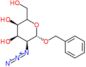 (3R,4R,5S,6S)-5-azido-6-benzyloxy-2-(hydroxymethyl)tetrahydropyran-3,4-diol