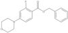 Phenylmethyl 2-fluoro-4-(4-morpholinyl)benzoate