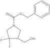 Phenylmethyl 3,3-difluoro-4-(hydroxymethyl)-1-pyrrolidinecarboxylate