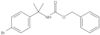 Phenylmethyl N-[1-(4-bromophenyl)-1-methylethyl]carbamate