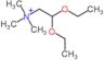 2,2-diethoxy-N,N,N-trimethylethanaminium