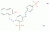 sodium 6-(2-hydroxynaphthylazo)-3,4'-azodibenzenesulphonate
